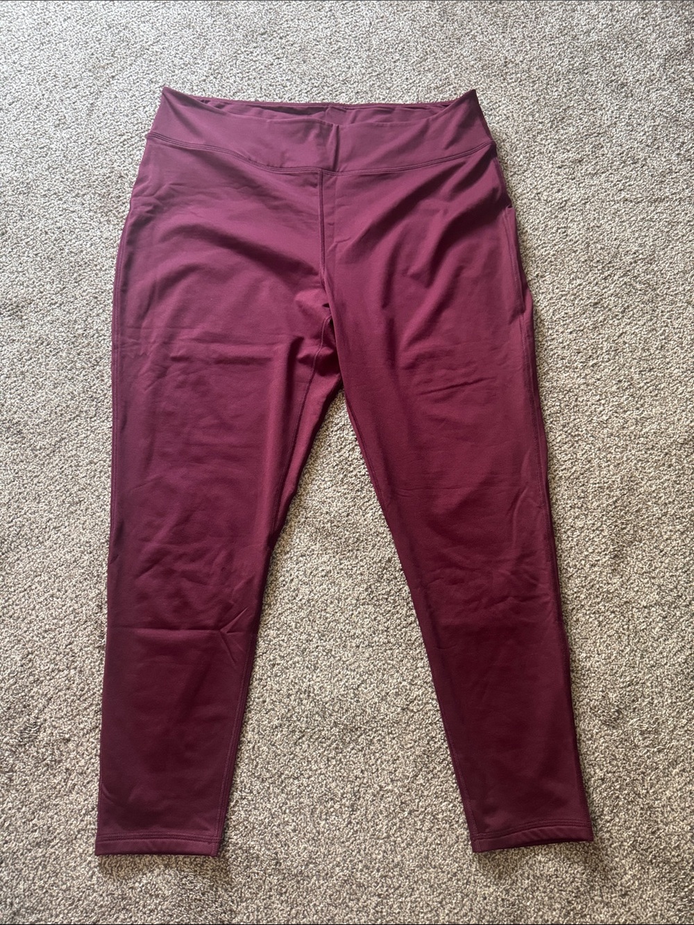 Colleen Lopez Wine High-Rise Leggings